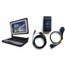 DIAGNOSTIKAMASIN Scania VCI-4 - SDP3 2.70 - 2026 - XCOM - MULTI - second hand Panasonic CF-20 MK2 Rugged Touchscreen